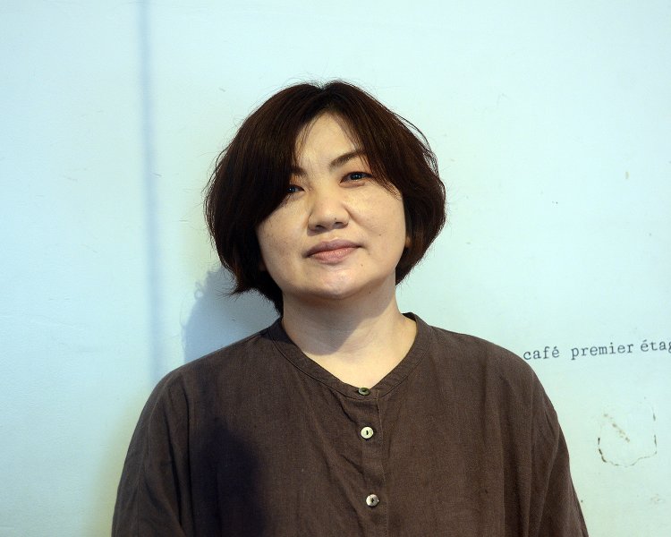 お話を伺った店主の坂口さおりさん。「身体にやさしいパン作り」をモットーとしている。