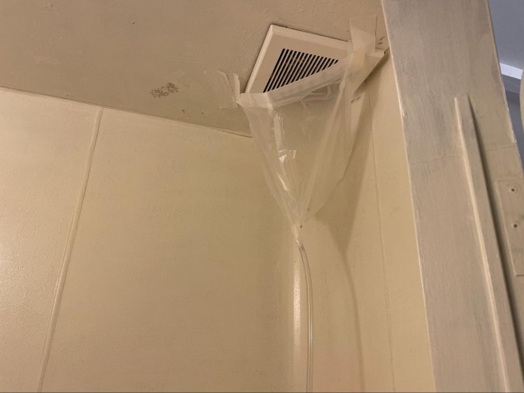 ゴミ袋で誘導して