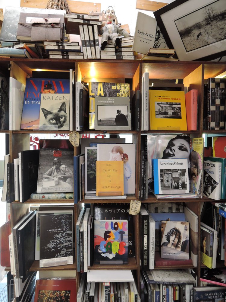 写真集や画集、図録など大判の本も多い。