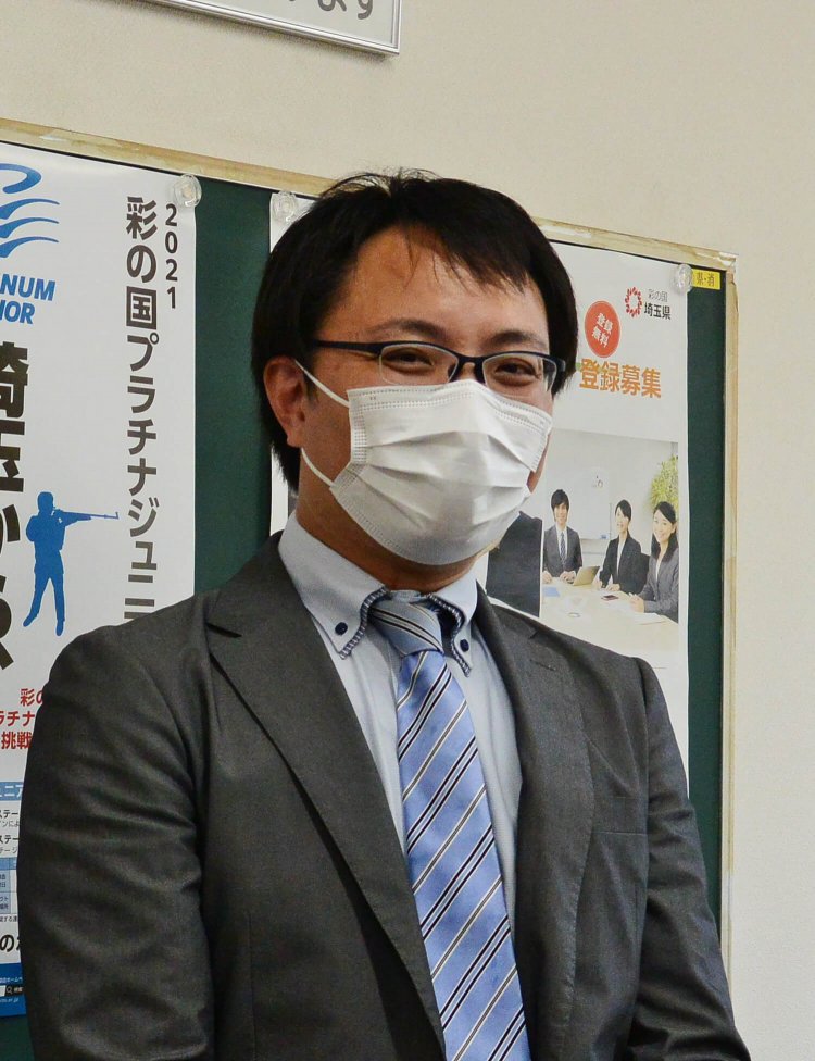 埼玉県スポーツ協会 競技スポーツ支援課長の本間孝太郎さん。長年選手育成を手掛ける。