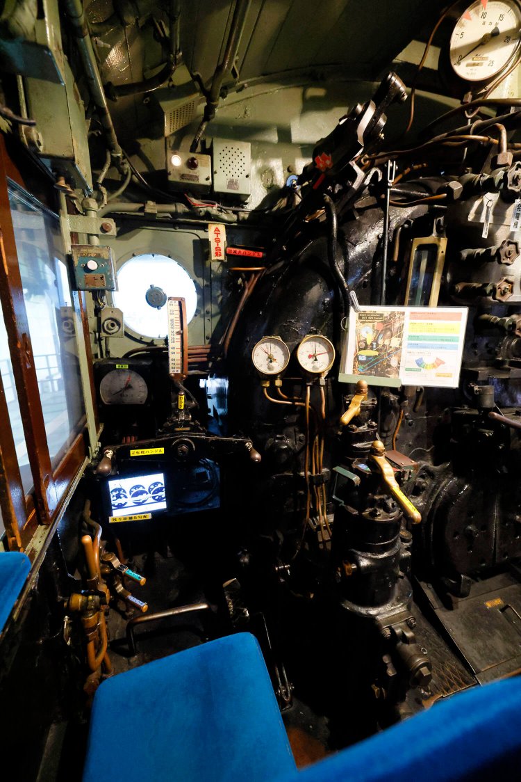 これがD51の運転席。