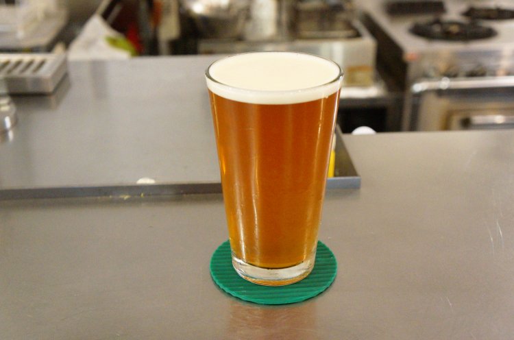 いつでもこんな、美しいビールが飲めるのだ。