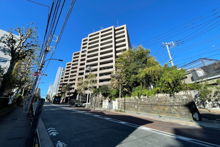 「ゆとりある敷地スペースに植栽を活かし、住棟をコの字に配置。中庭のセンターコートは道路から隠れてプライバシーを確保し、コミュニティの育成に貢献しています」と石川さん。