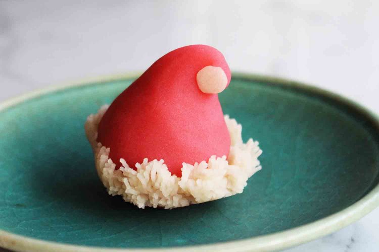 完成した生菓子は、その日のうちに食べよう。