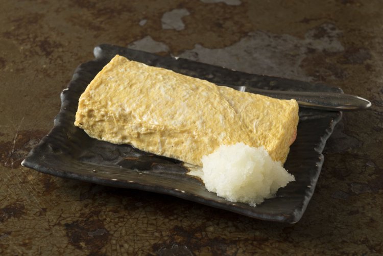 具入り。明太子出し巻き780円。