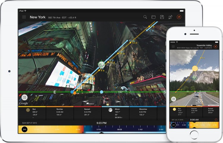 「Sun Surveyor」公式サイトより。