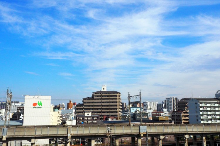 田端「台」なだけあって、東側の眺望はバッチリ。