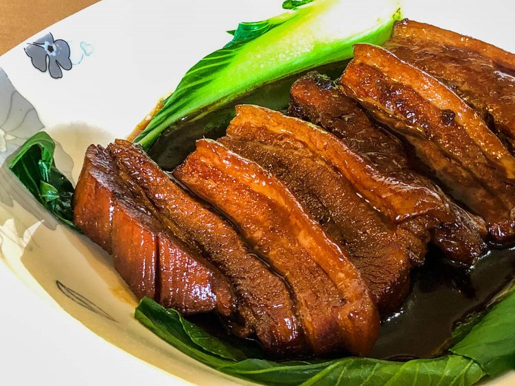 順光で撮影した角煮