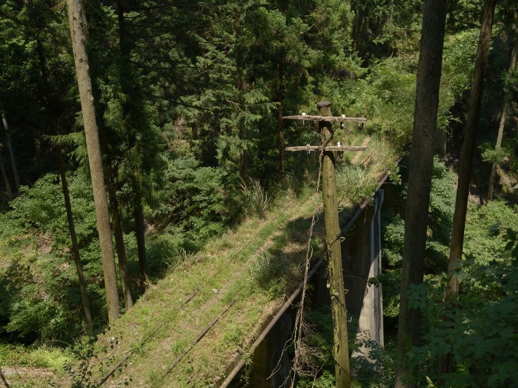 むかし道から見えたハエタタキ。宮沢賢治が小説の主人公にしたのも分かるほど、どこか人間味のある姿だ。このまま風雪に耐えてハイカーや廃もの散策者を出迎えてほしい。