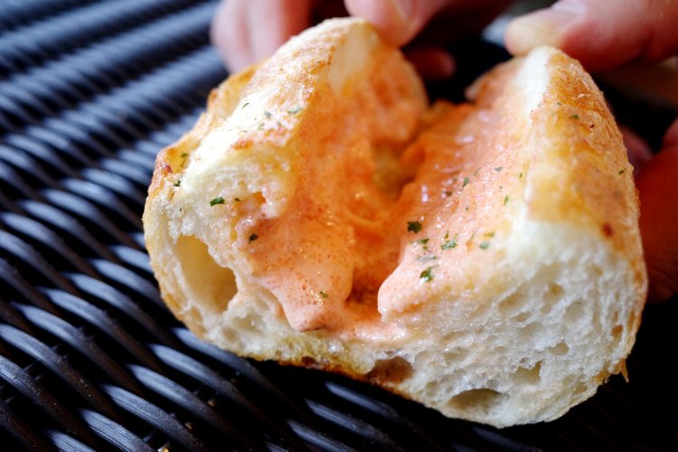 特製明太クリームとフランスパンの相乗効果がすごい。