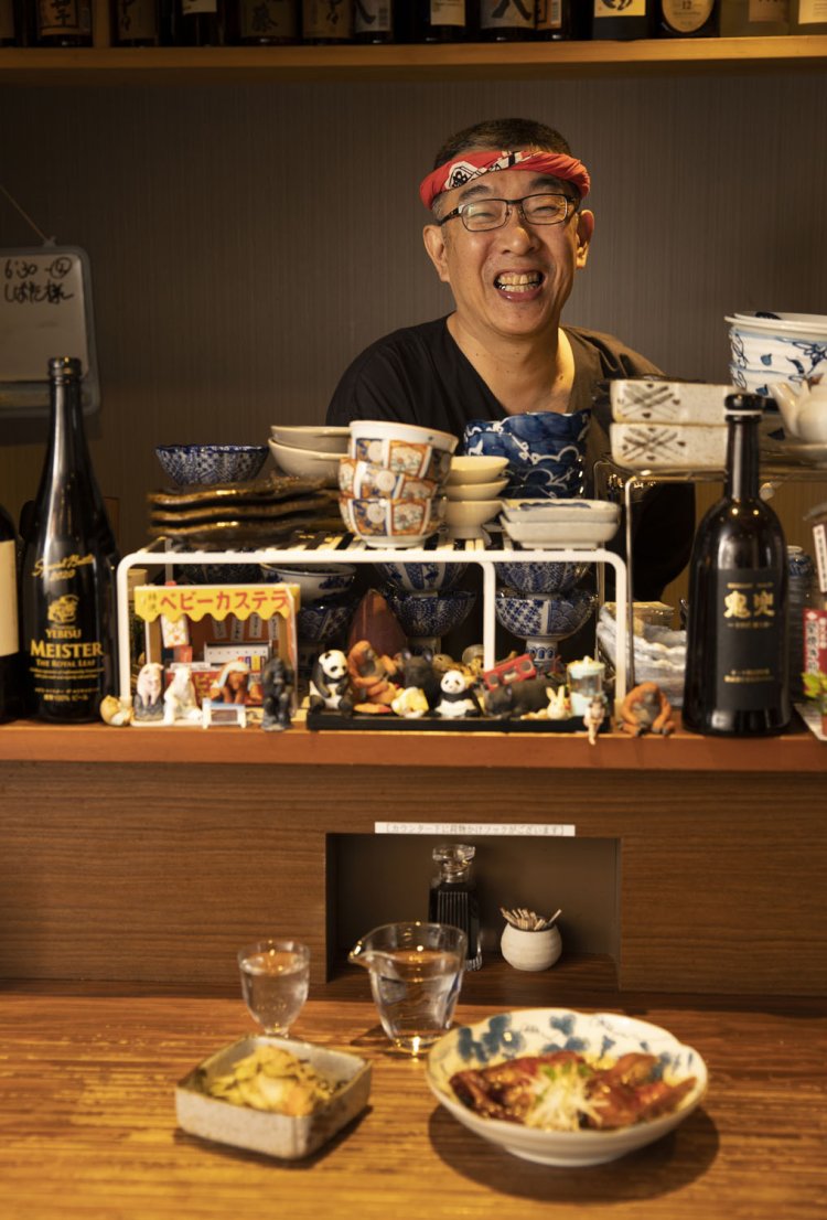 気さくな人柄がにじみ出る、店主の老田岳志さん。