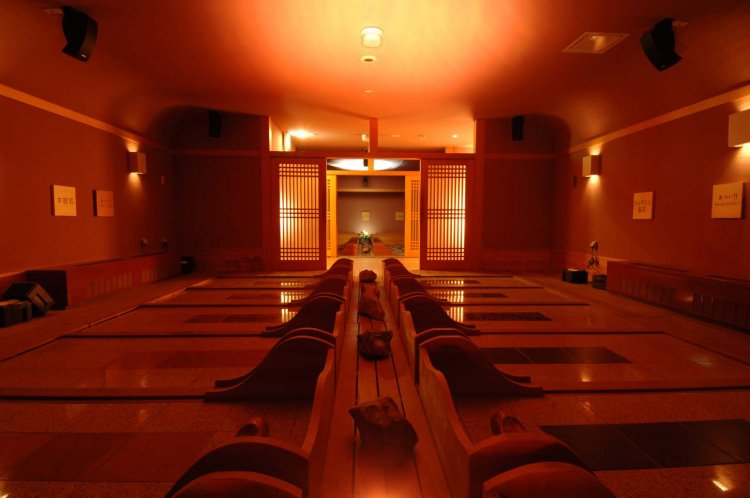 岩盤浴は時間制限がないので、心ゆくまでリラックスした時間を楽しめる。