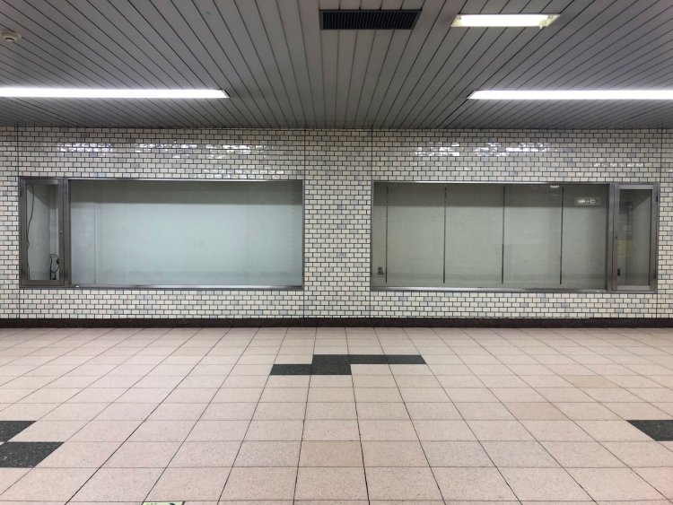 Showing hollows, Tetris floor 《がらんどう、テトリスの床》