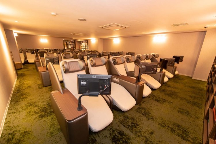 横になりながらゆっくりと過ごせるのもうれしい。