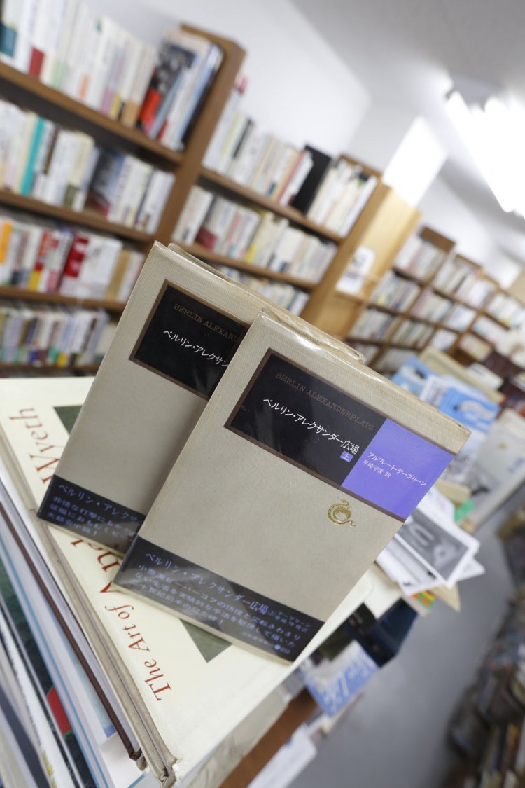 『ベルリン・アレクサンダー広場』（アルフレート・デーブリーン著）5000円。ドイツ文学の傑作。