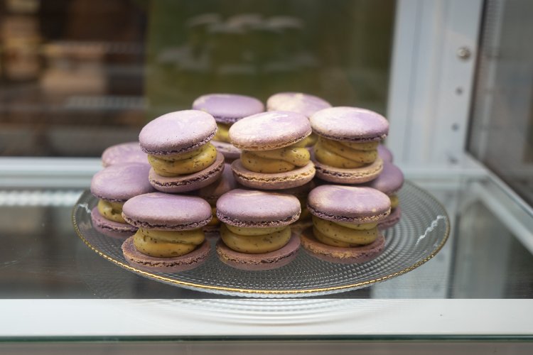 茶葉をクリームに混ぜ込んだアールグレーは400円。紅茶の香りが生きるように仕上げている。