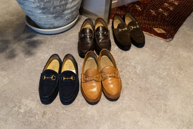 グッチのビットローファーは16000円から。