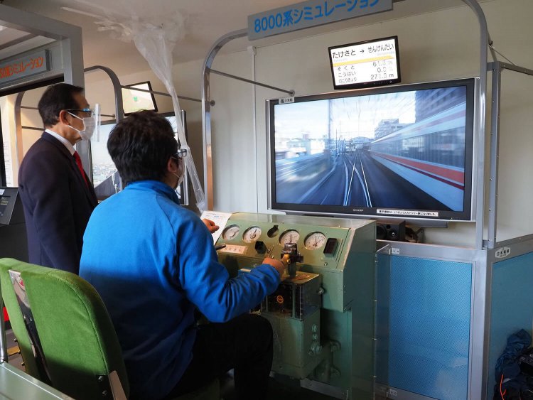 135東武博物館8000系シミュレータ体験