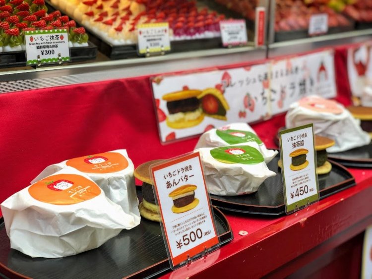 いちごドラ焼きはパッケージも可愛い。