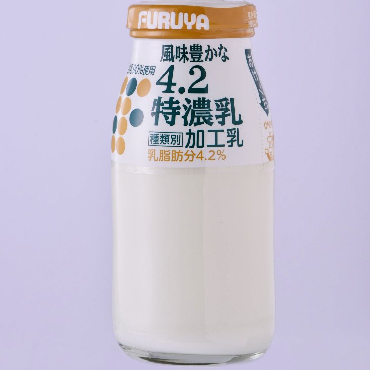 風味豊かな4.2特濃乳 180㎖