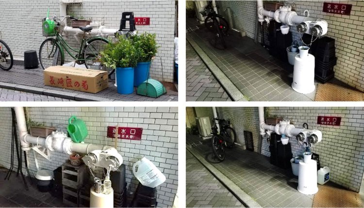 同じ送水口でも、その日ごとにちょっとずつ様子が違う。