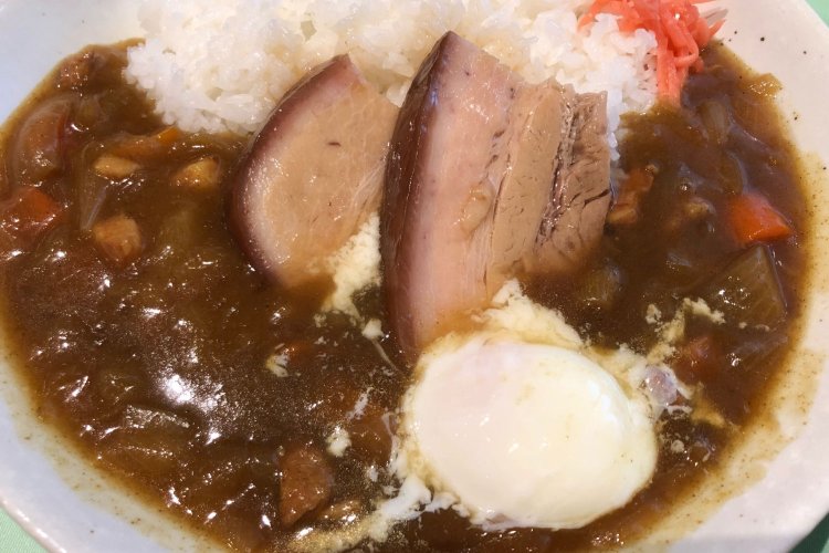 豚角煮カレー。1週間に10回食べたい。
