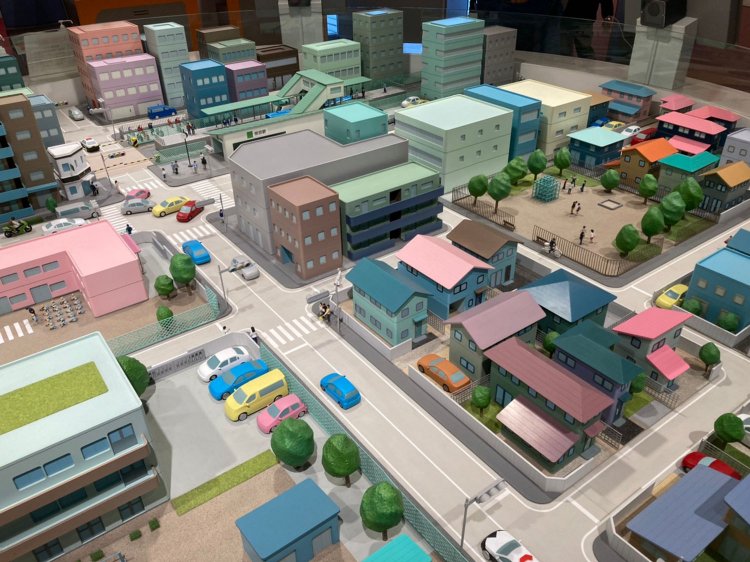 見事な都市計画。美しい街並みだ。