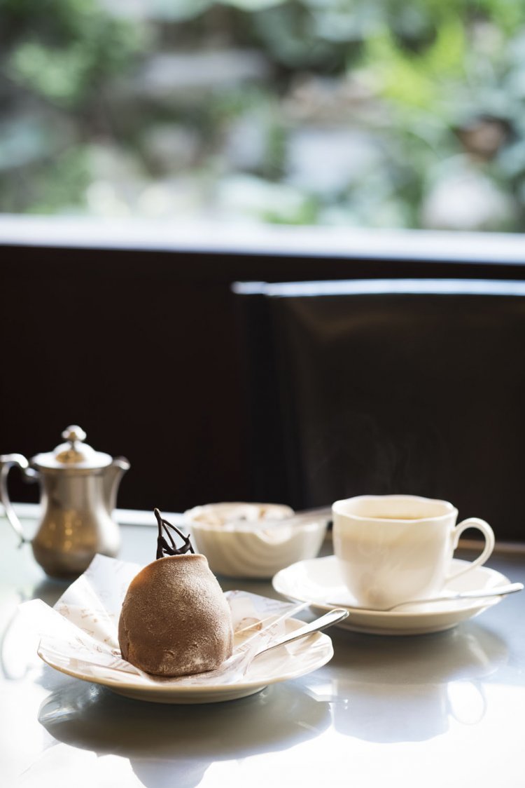 ケーキセット980円の一番人気はモンブラン。