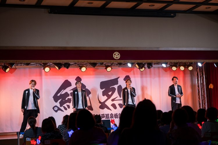 2021年9月、「大江戸温泉物語」 にて。お台場店は閉店したが、近畿エリアの拠点、『箕面温泉スパーガーデン』でのライブに期待！