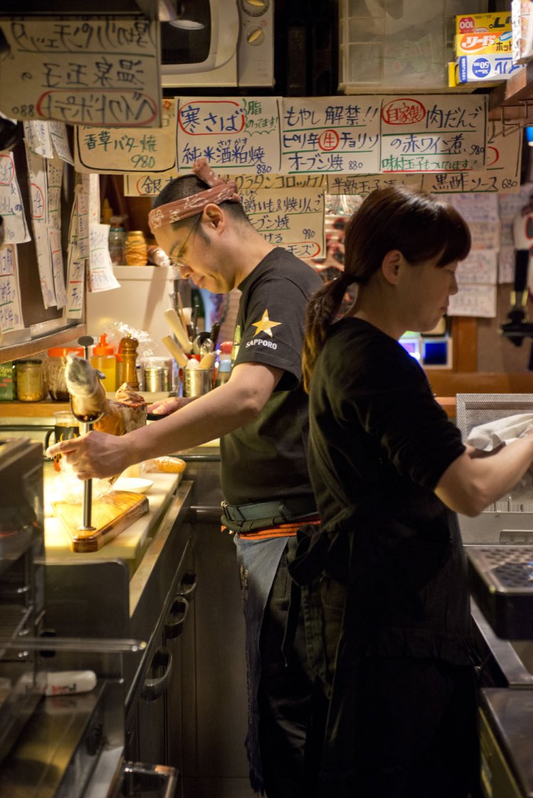 吉田さんとソムリエ。