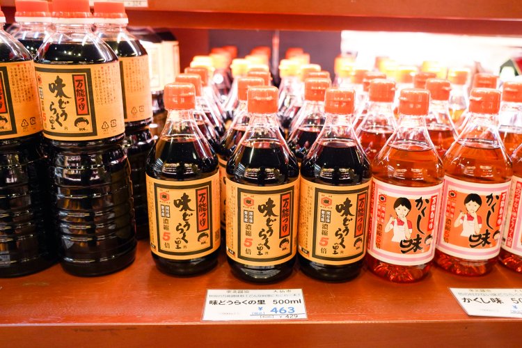 めんつゆに似た万能つゆ、味どうらくの里。