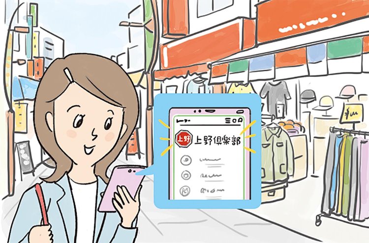 上野中通商店街デジタルillust