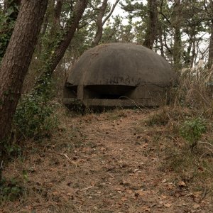 監視台編その２。千葉県富津市の松林に埋まる旧ザク～富津の砲台跡は陸軍富津試験場となり、現在も遺構が点在する