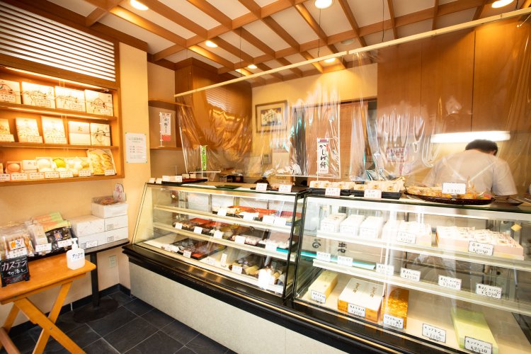 昔ながらの和菓子が充実。