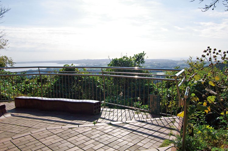 砲台山の手前に見晴台がある。ここからは金田湾の展望がいい。コース上展望がいいのは、三浦富士の山頂、この見晴台、それに武山の展望台。