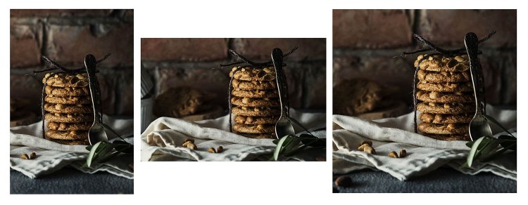 縦横正方形の料理写真の例