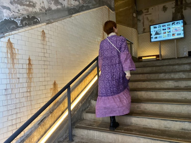 1912 階段。この階段を上がると「旧・万世橋駅」のホームだ。