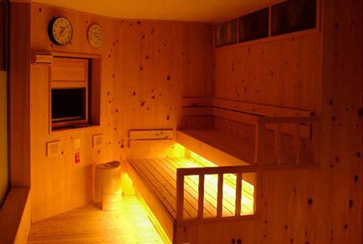 規模は小さいが、A館・B館それぞれにフィンランド式サウナを備える。