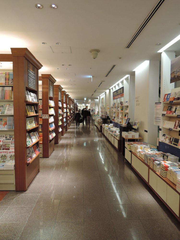 はるか先まで回遊できるこの道は「ミュージアムゾーン」と呼ばれている。