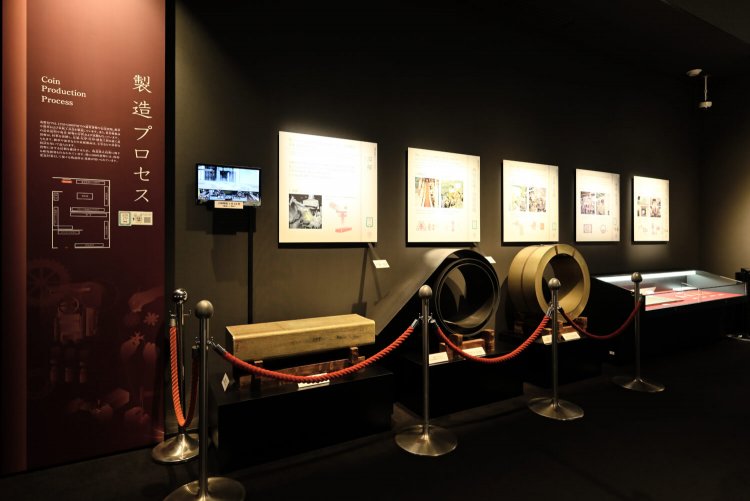 貨幣の製造工程も詳しく解説。