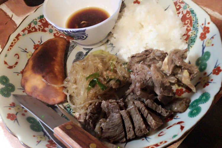 スーホさんのお店のランチ