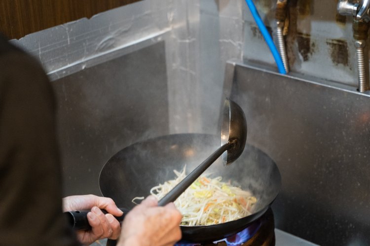 野菜の香ばしさもおいしさの要素。