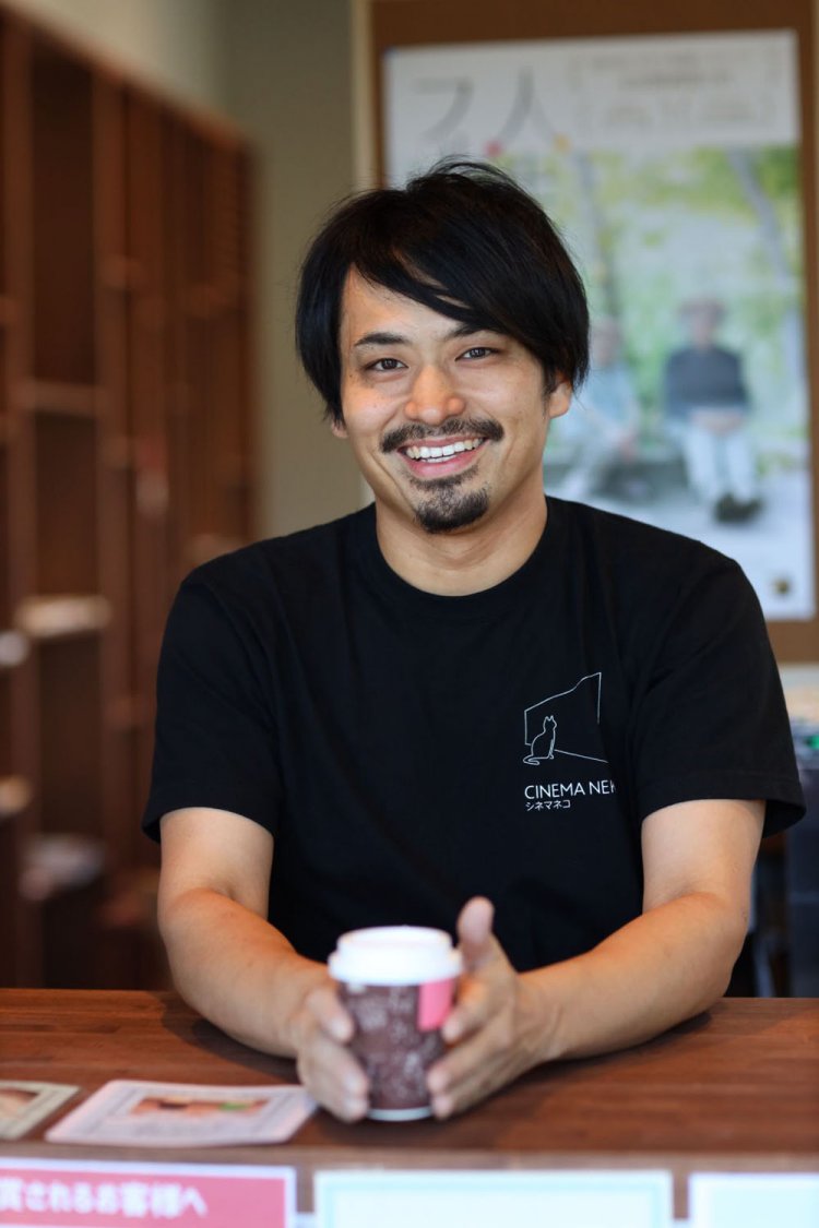 シネマネコ代表の菊池康弘さん。
