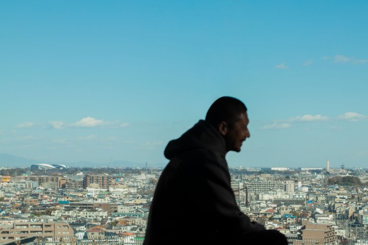 『コムナーレ』の10階から望む『埼玉スタジアム2002』は「格別の雰囲気だった」。