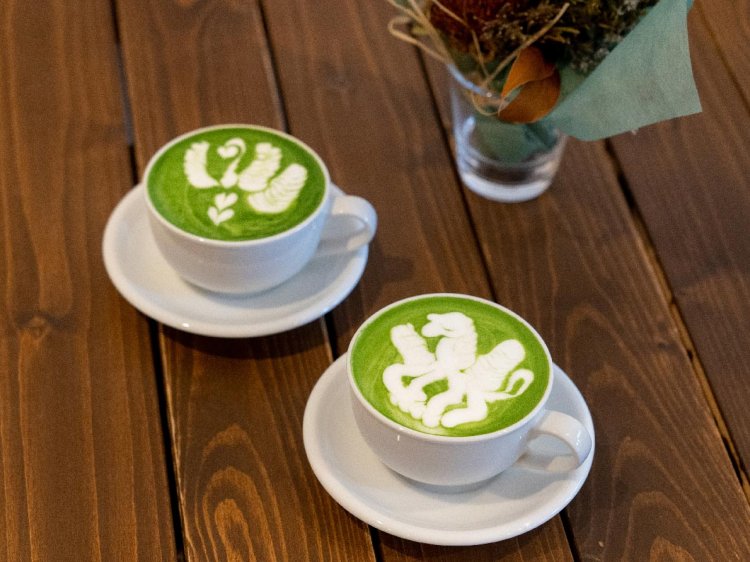 【Re:leaf Record】抹茶ラテアート