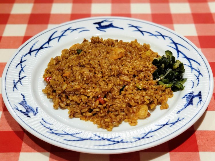 海老ドライカレー 1100円。