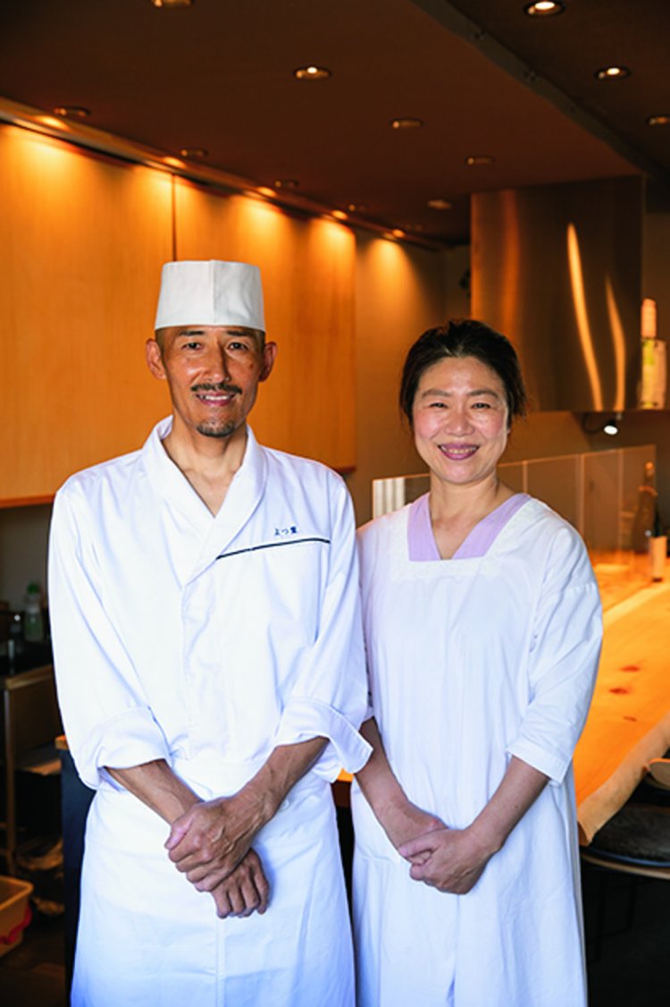 暢哉さんと、朗らかなもてなしの浩子さん。