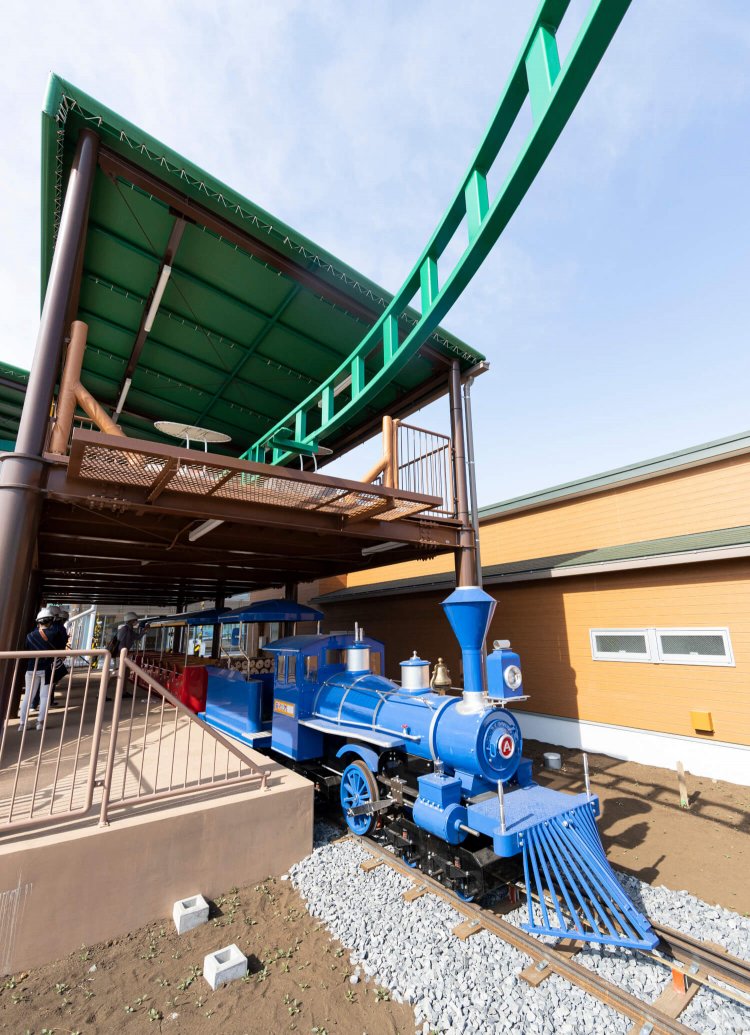 豆汽車のけん引車。今回はアメリカの汽車がモデル！