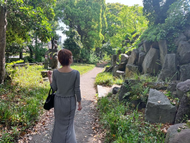 都会の中の大自然に癒やされる。