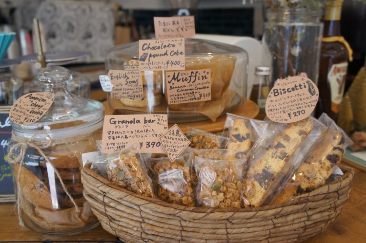 焼菓子は全てYukoさんの手作り。その日によってラインナップは変わる。